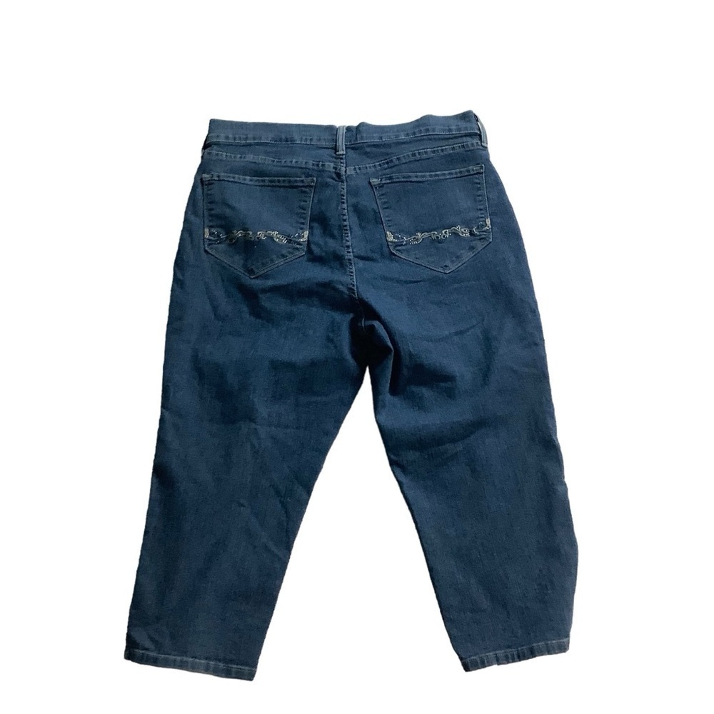 NYJD Jeans Sz 16 Cropped Blue - Picture 2 of 7